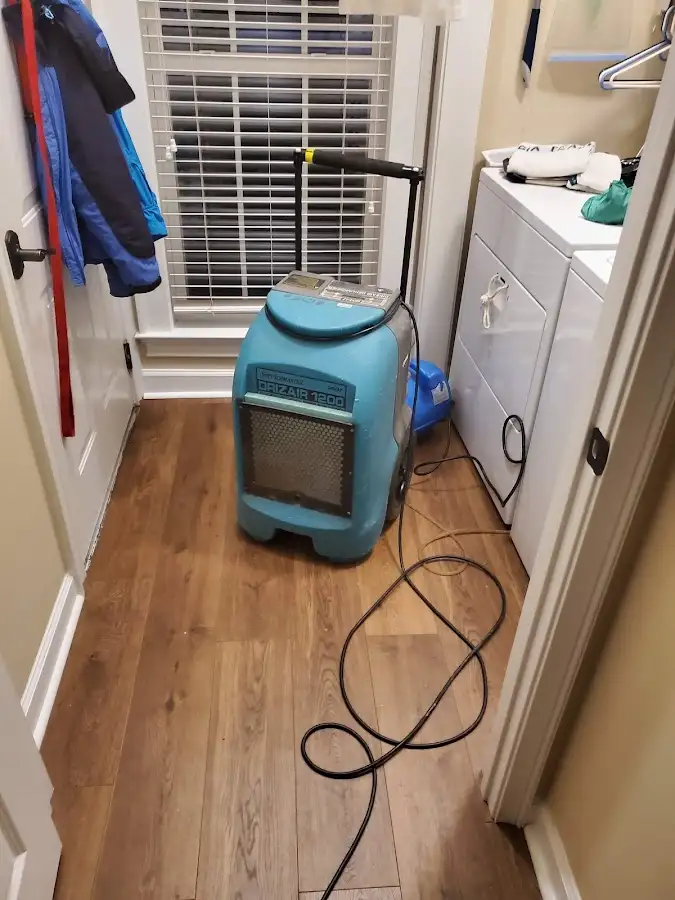 Commercial dehumidifier deployed for Flood Damage Cleanup in Ghent